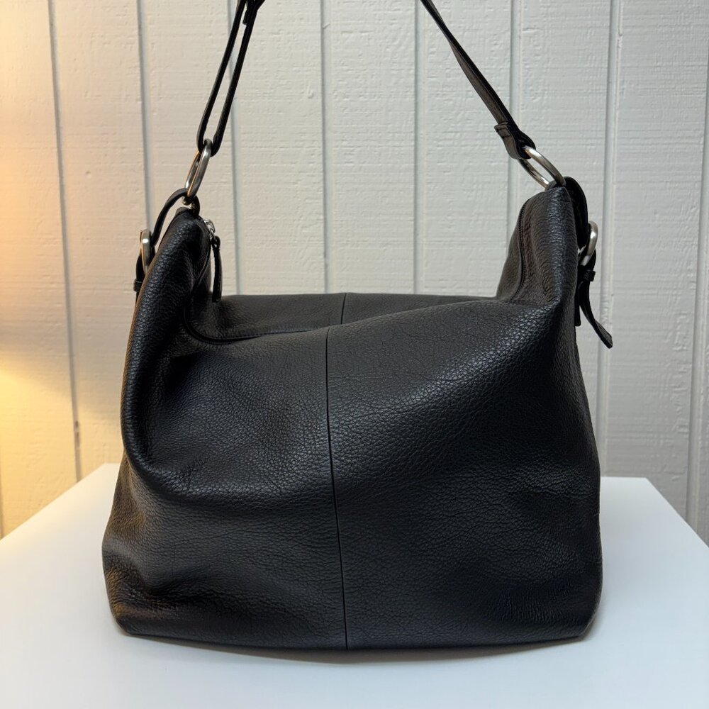 Osgoode Marley Sutton Slouchy Bag - Black Leather